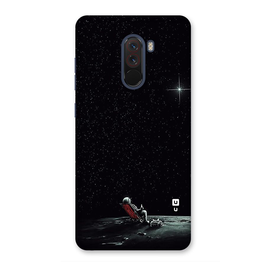 Resting Spaceman Face Back Case for Poco F1