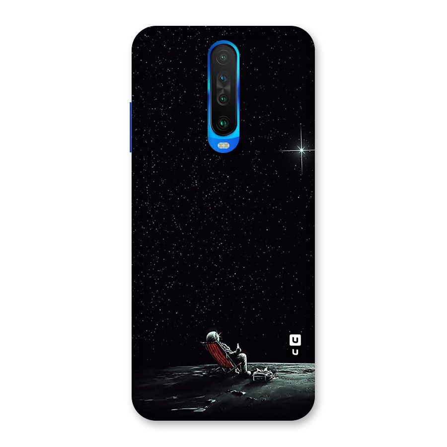 Resting Spaceman Face Back Case for Poco X2