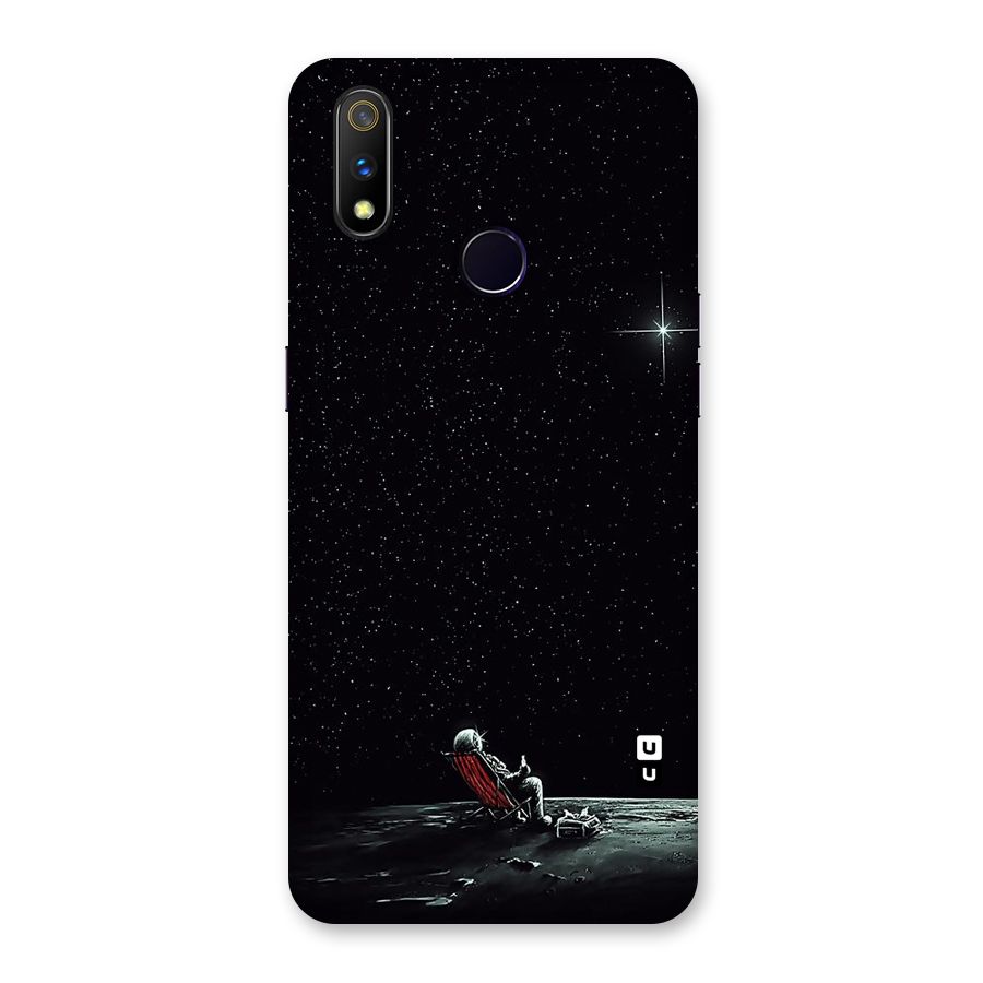 Resting Spaceman Face Back Case for Realme 3 Pro