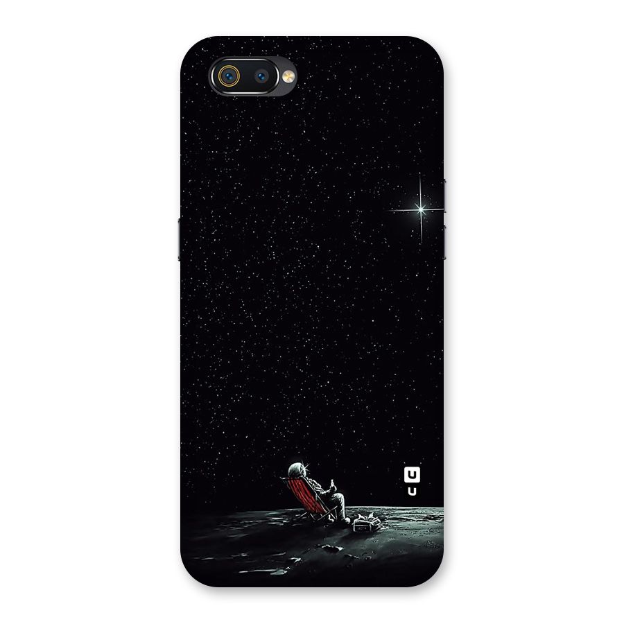 Resting Spaceman Face Back Case for Realme C2