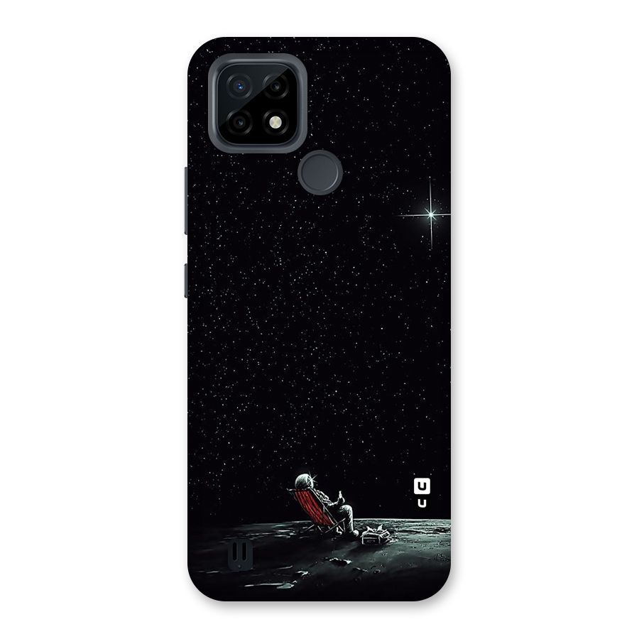 Resting Spaceman Face Back Case for Realme C21