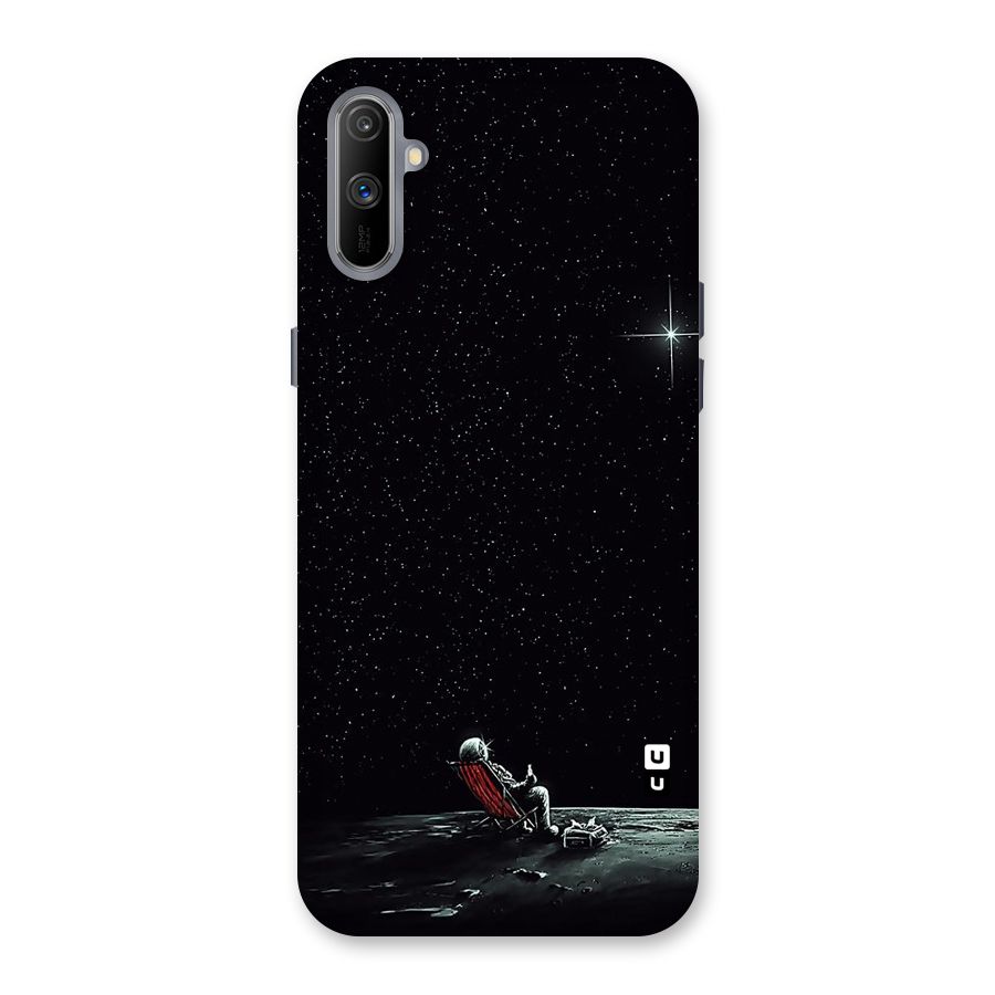 Resting Spaceman Face Back Case for Realme C3