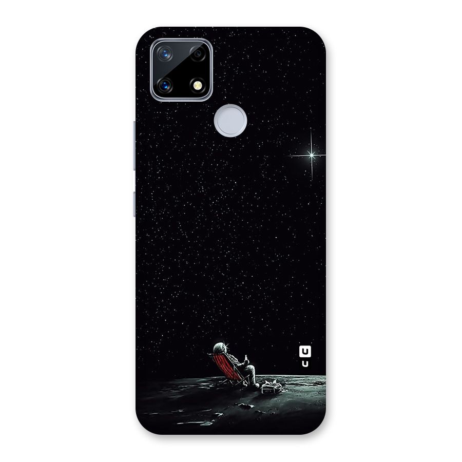 Resting Spaceman Face Back Case for Realme Narzo 20