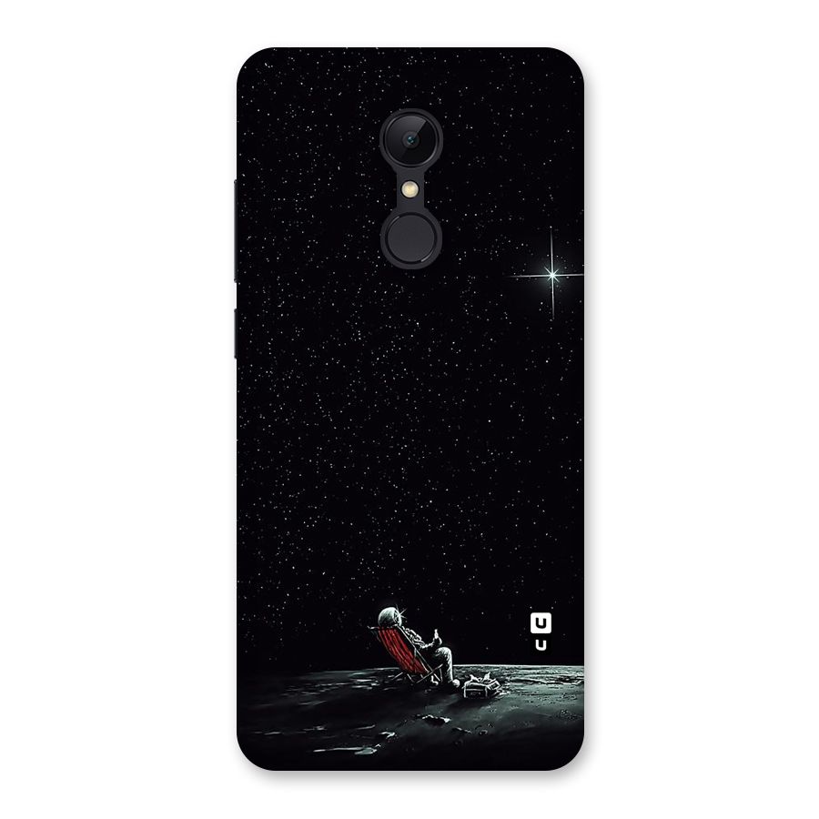 Resting Spaceman Face Back Case for Redmi 5