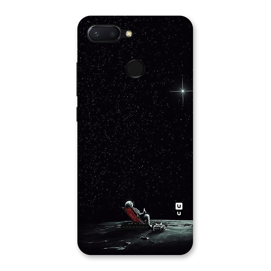 Resting Spaceman Face Back Case for Redmi 6