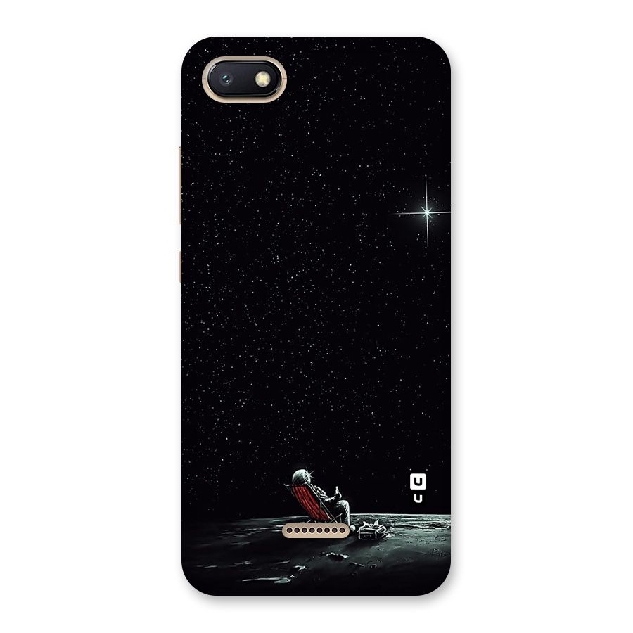 Resting Spaceman Face Back Case for Redmi 6A