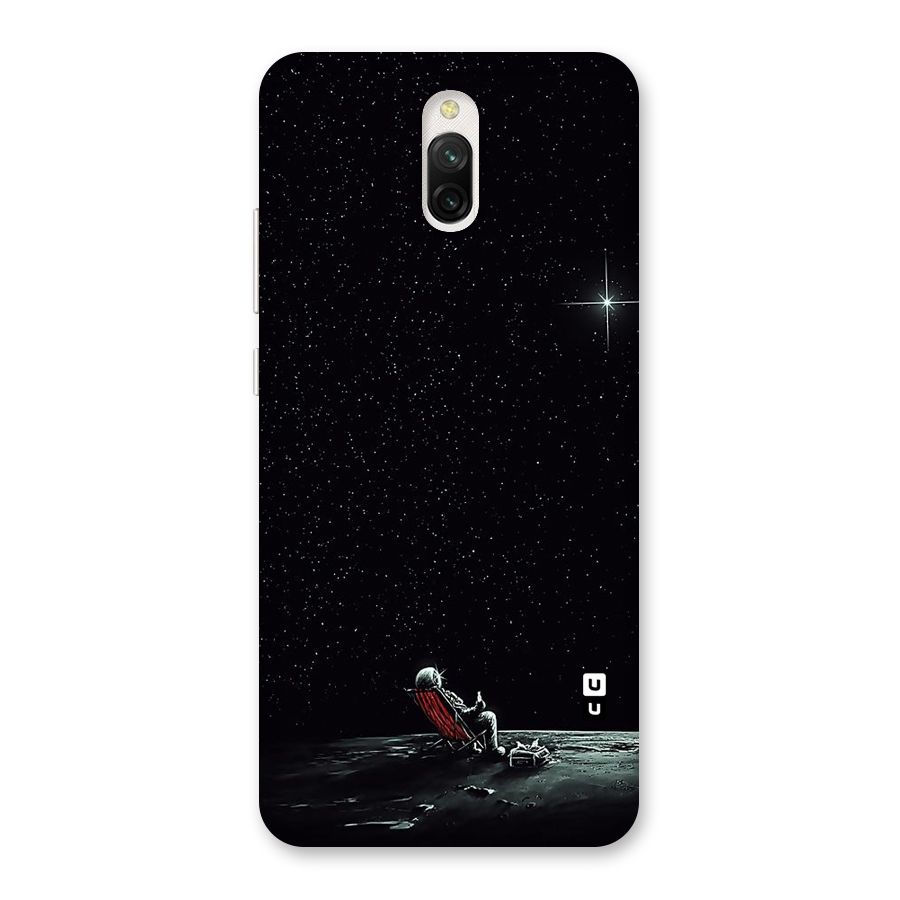 Resting Spaceman Face Back Case for Redmi 8A Dual