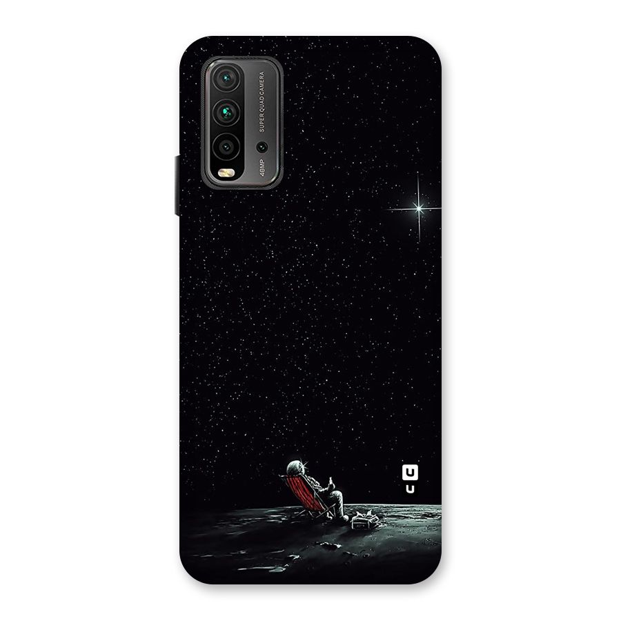 Resting Spaceman Face Back Case for Redmi 9 Power