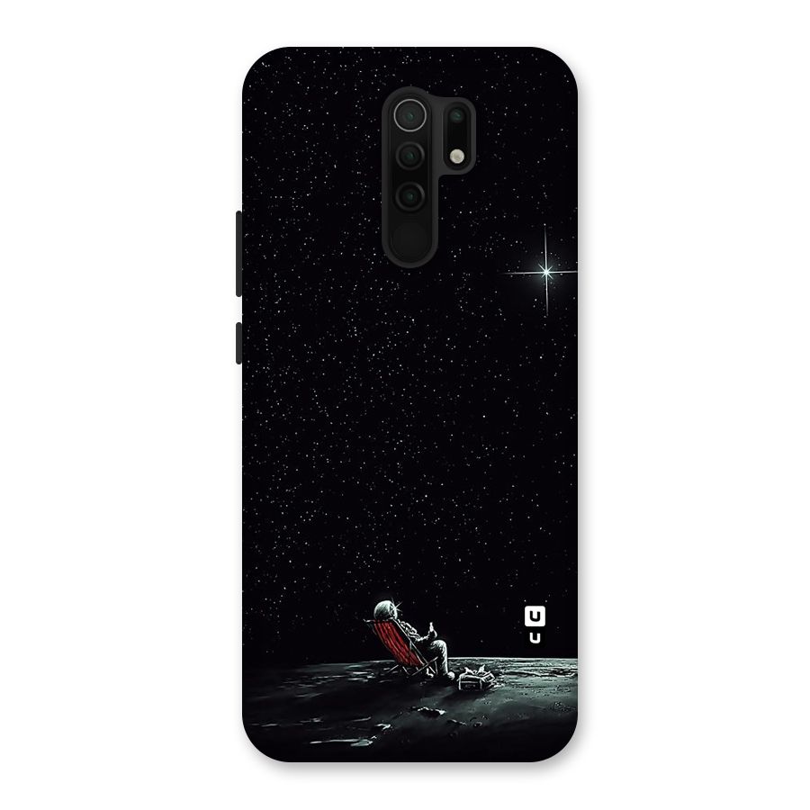 Resting Spaceman Face Back Case for Redmi 9 Prime