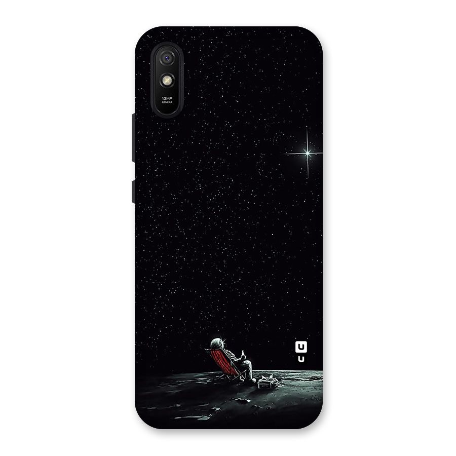 Resting Spaceman Face Back Case for Redmi 9i