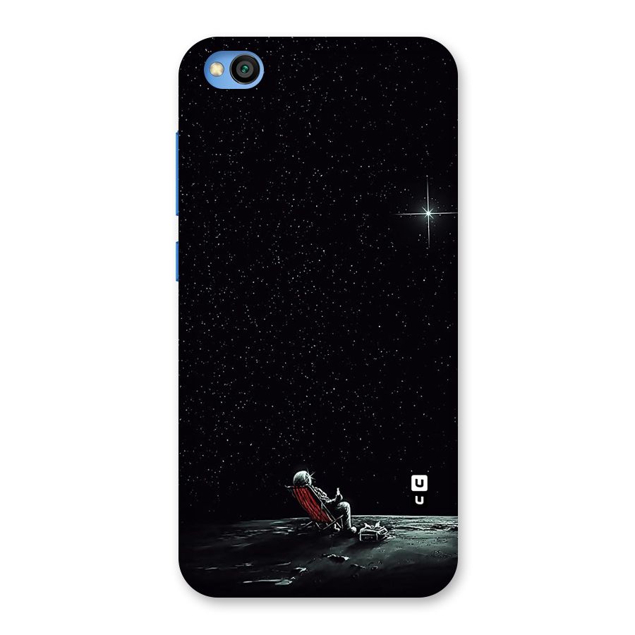 Resting Spaceman Face Back Case for Redmi Go