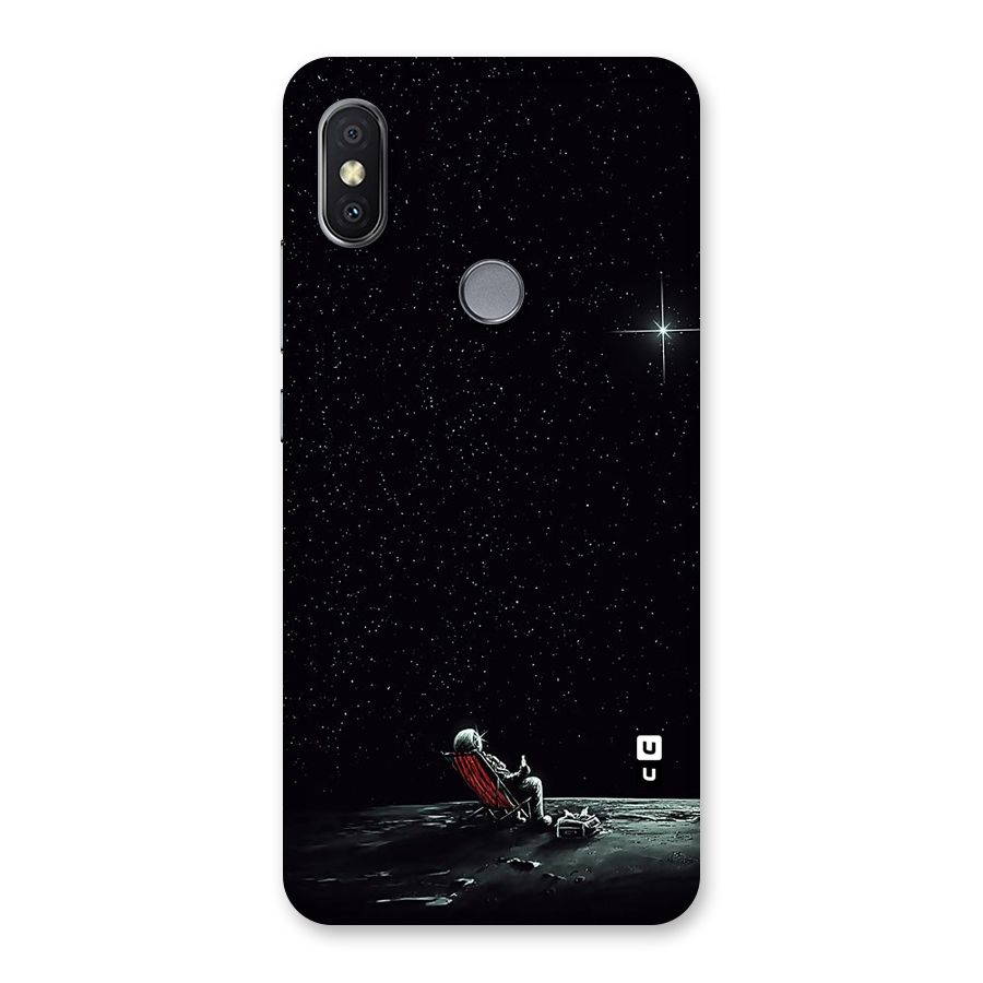 Resting Spaceman Face Back Case for Redmi Y2