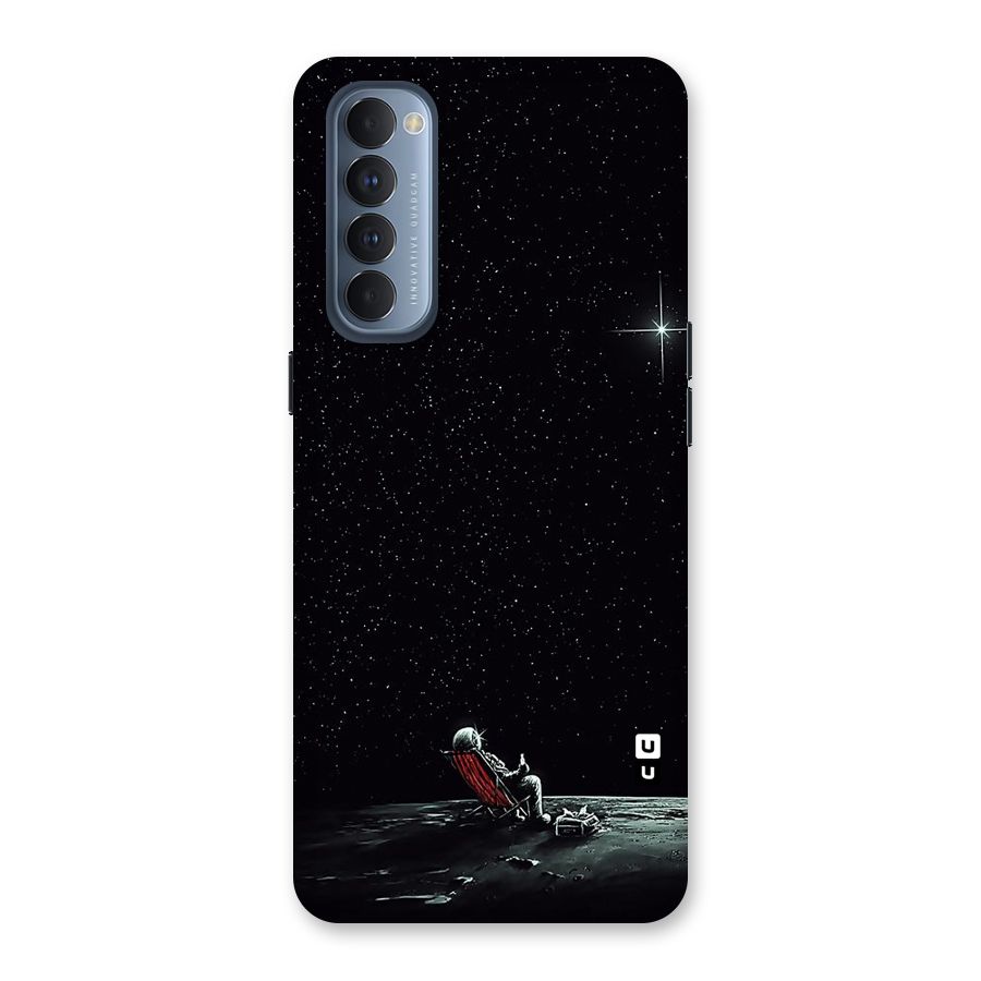Resting Spaceman Face Back Case for Reno4 Pro
