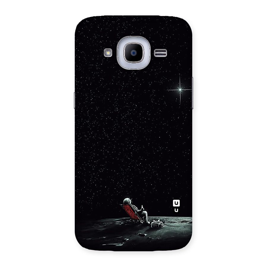 Resting Spaceman Face Back Case for Samsung Galaxy J2 2016