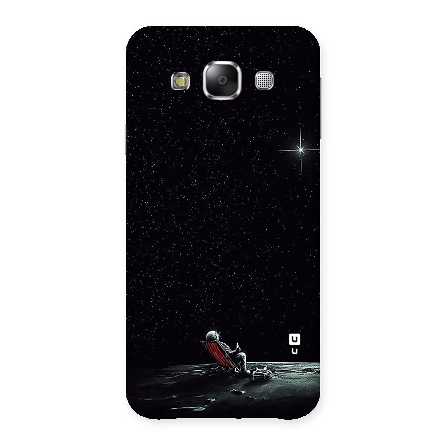 Resting Spaceman Face Back Case for Samsung Galaxy E5