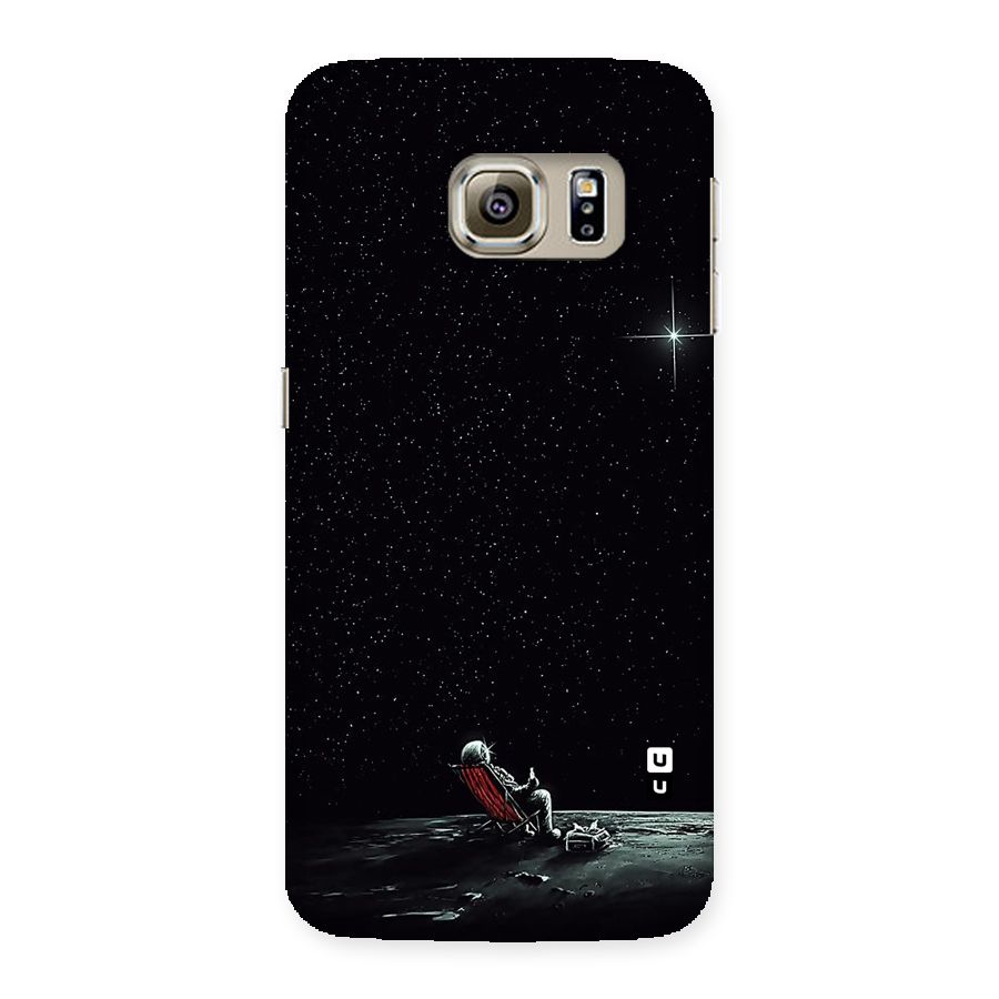 Resting Spaceman Face Back Case for Samsung Galaxy S6 Edge