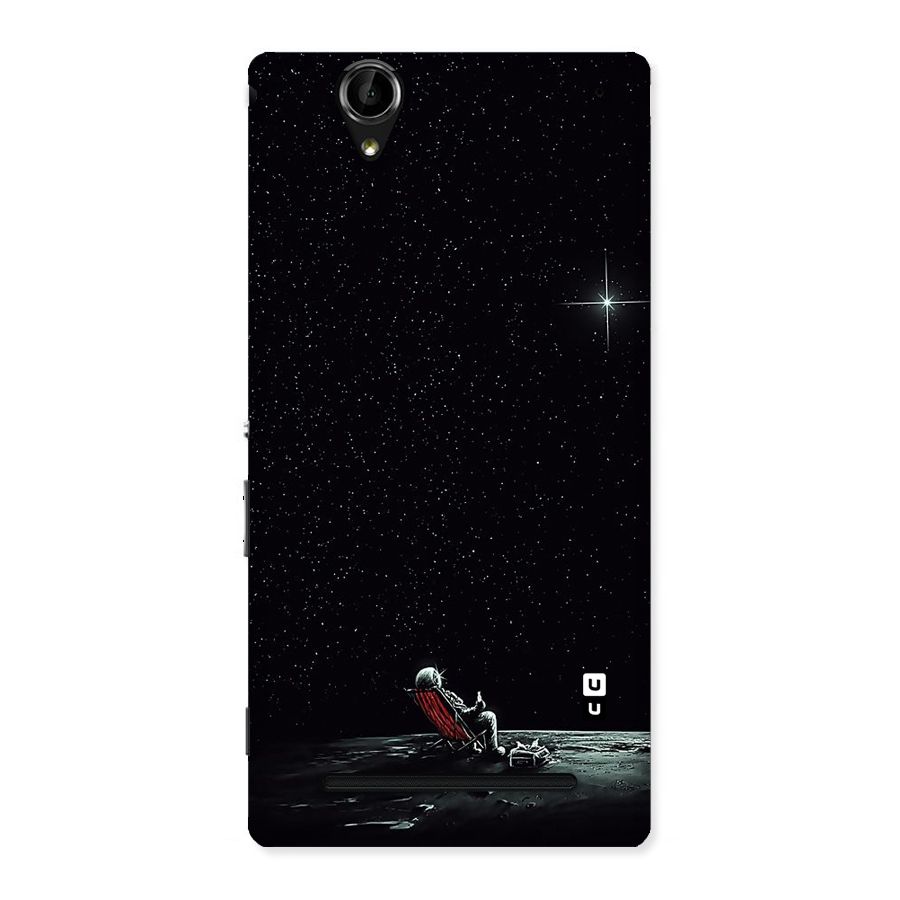 Resting Spaceman Face Back Case for Sony Xperia T2