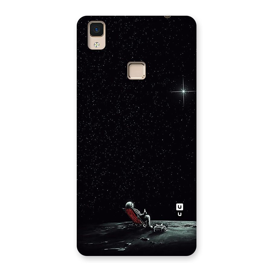 Resting Spaceman Face Back Case for V3 Max