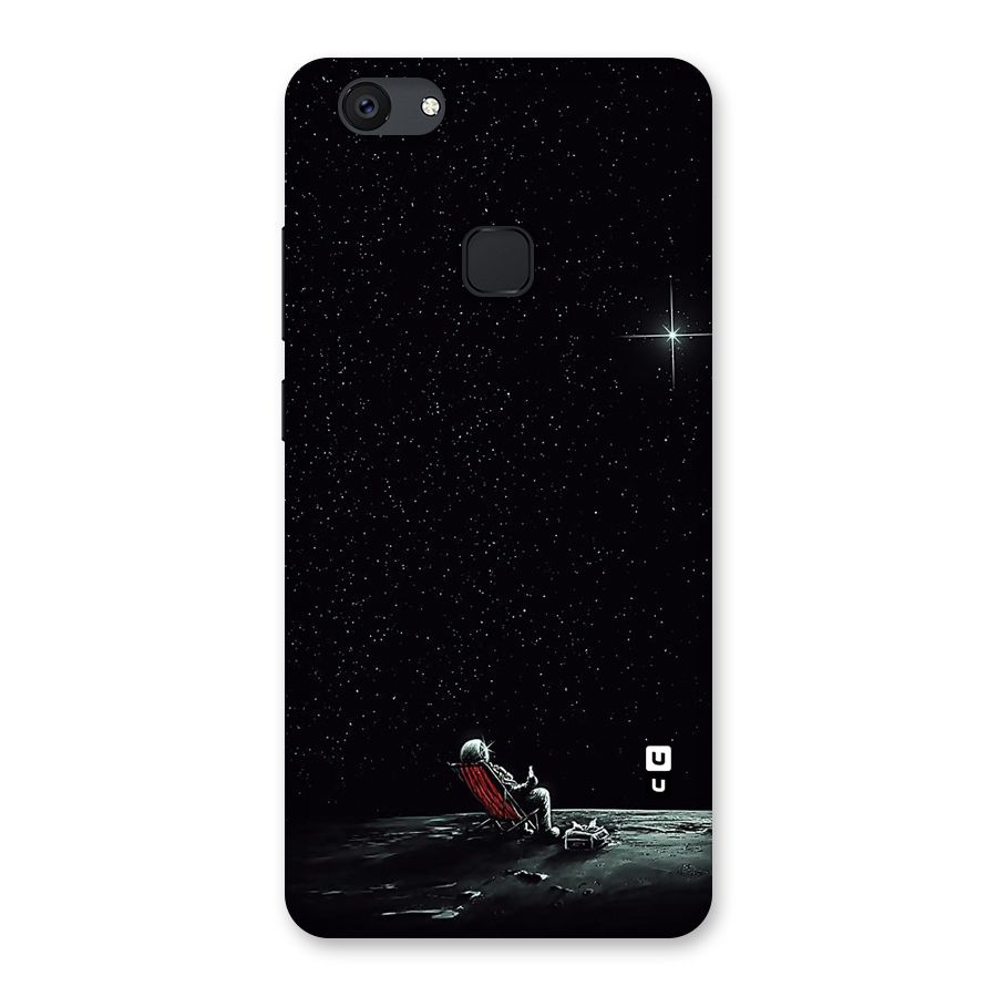 Resting Spaceman Face Back Case for Vivo V7 Plus