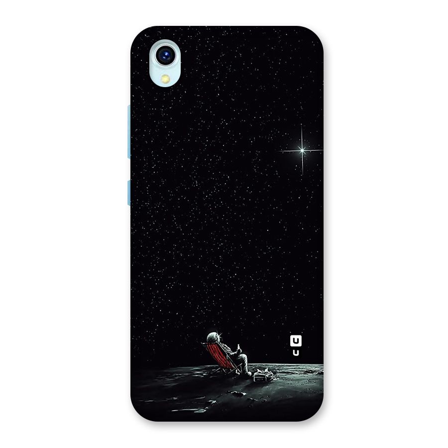 Resting Spaceman Face Back Case for Vivo Y1s