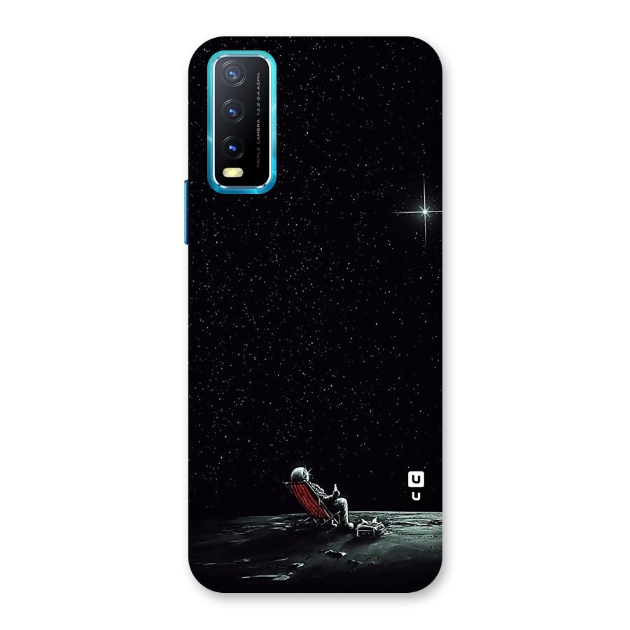 Resting Spaceman Face Back Case for Vivo Y20A