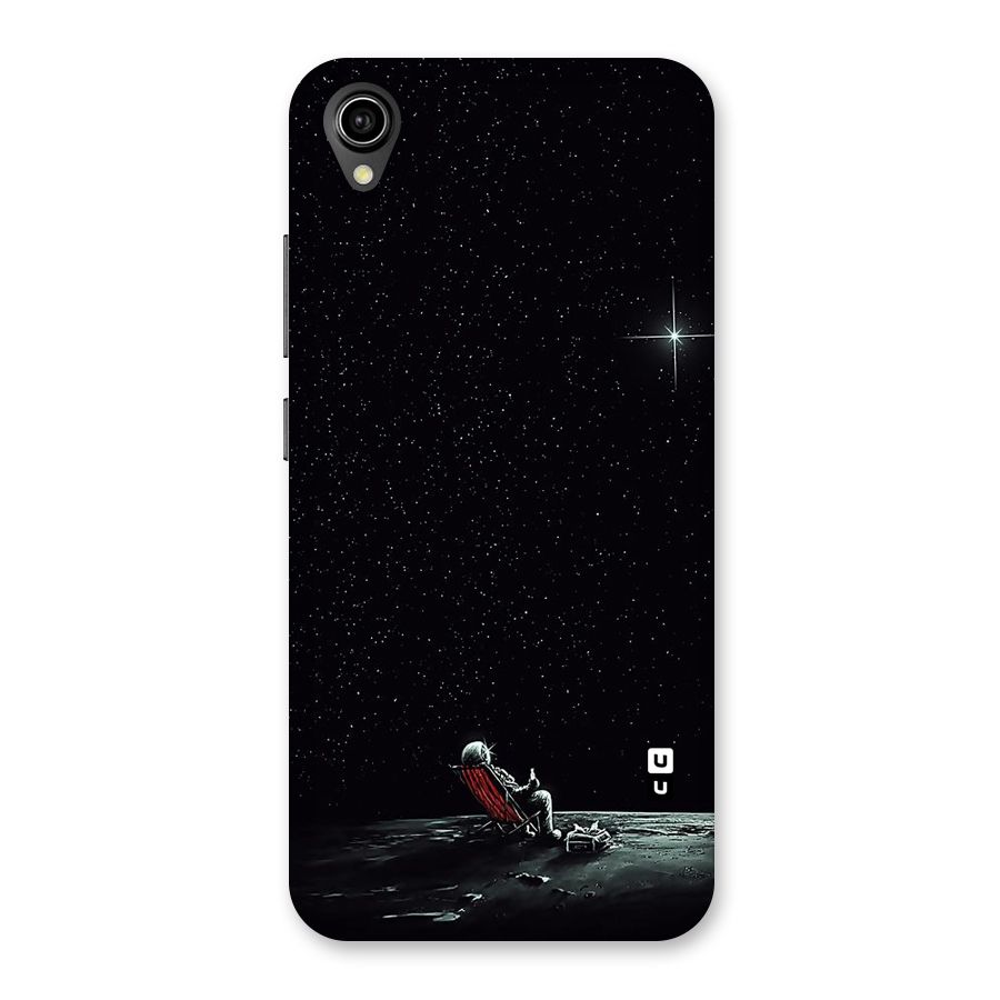 Resting Spaceman Face Back Case for Vivo Y90