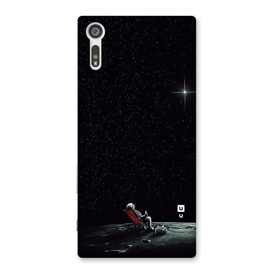 Resting Spaceman Face Back Case for Xperia XZ
