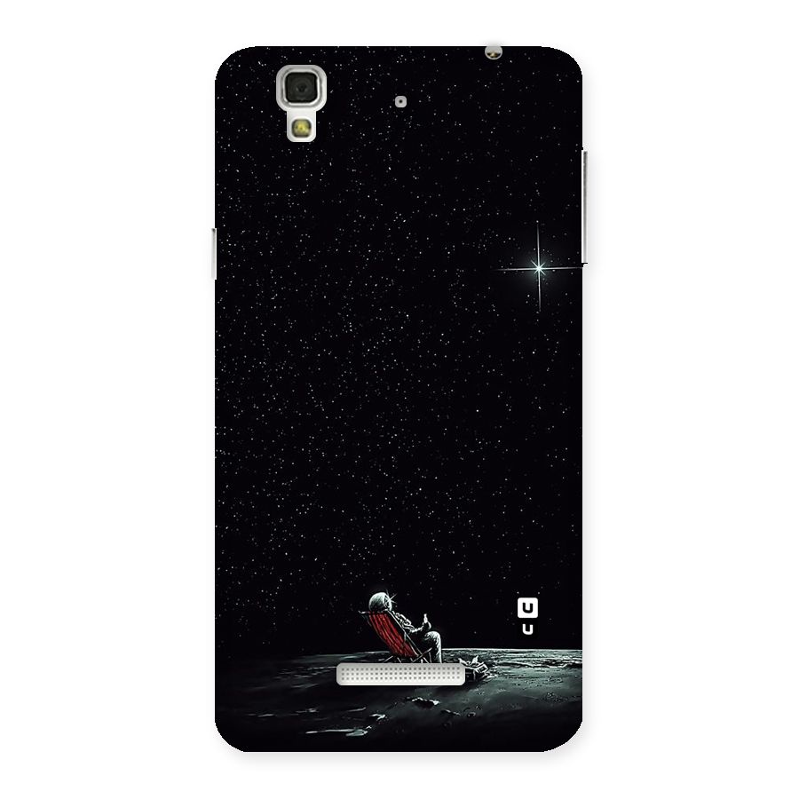 Resting Spaceman Face Back Case for Yu Yureka