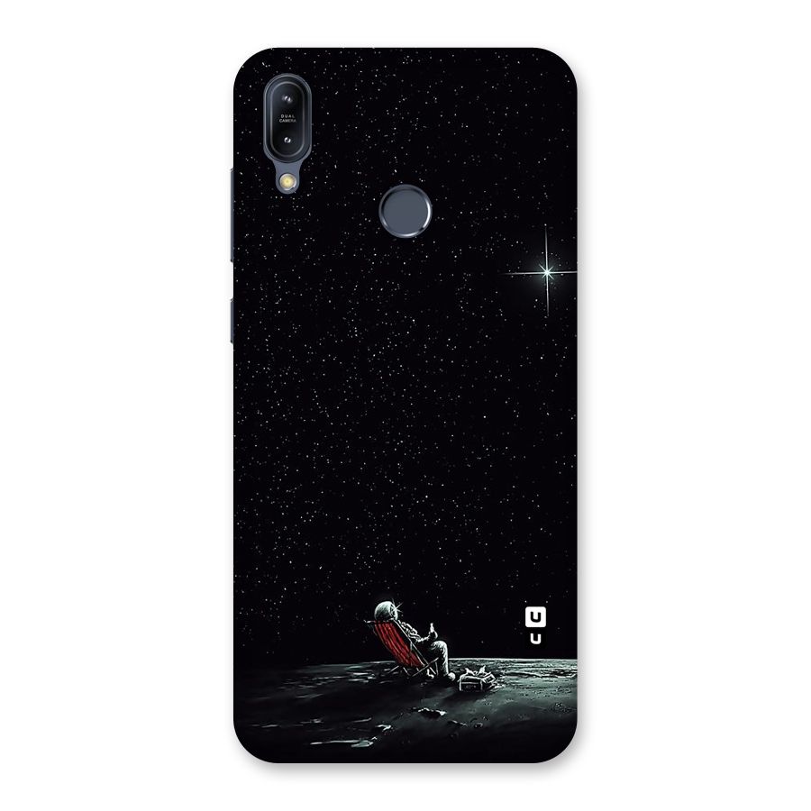 Resting Spaceman Face Back Case for Zenfone Max M2