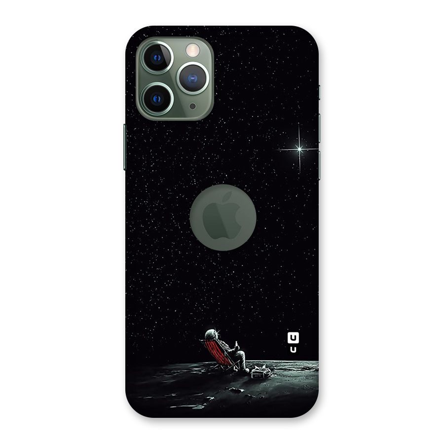 Resting Spaceman Face Back Case for iPhone 11 Pro Logo  Cut