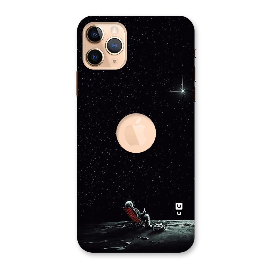 Resting Spaceman Face Back Case for iPhone 11 Pro Max Logo Cut