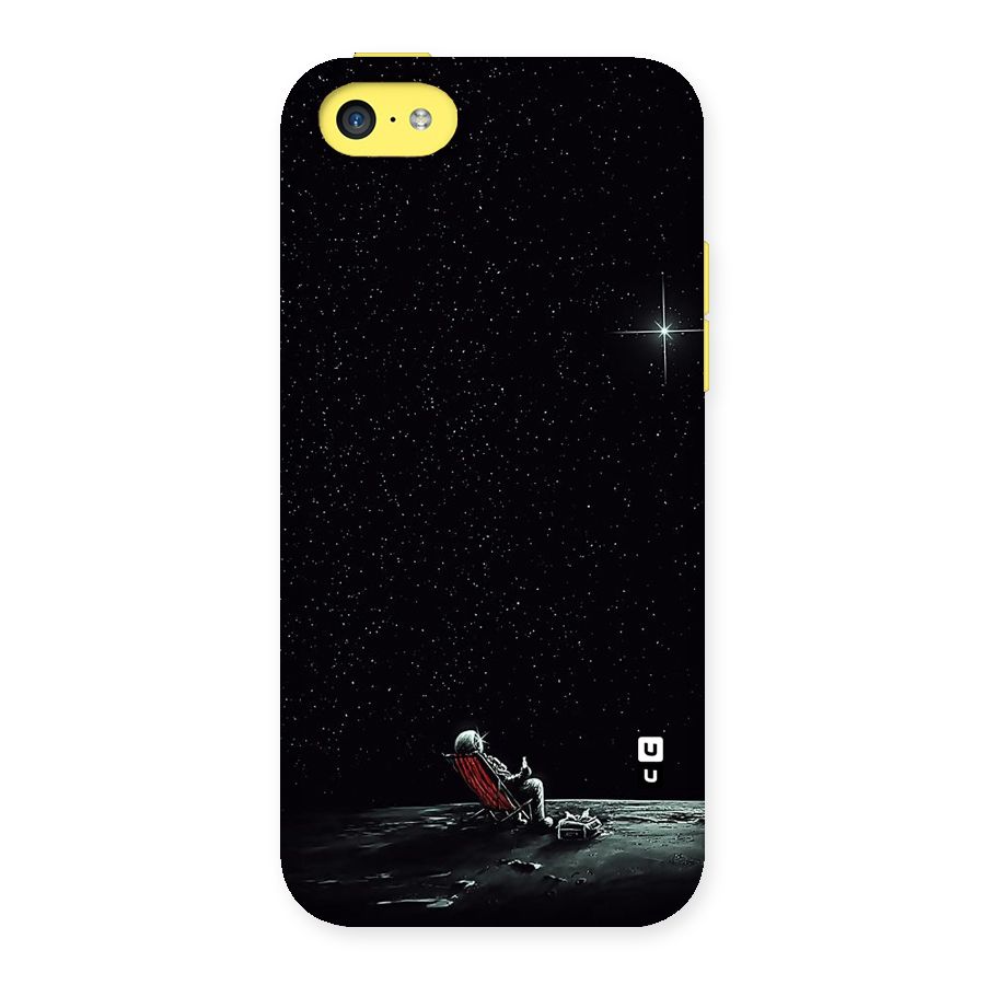 Resting Spaceman Face Back Case for iPhone 5C