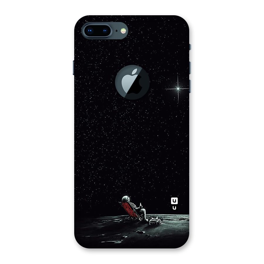 Resting Spaceman Face Back Case for iPhone 7 Plus Logo Cut