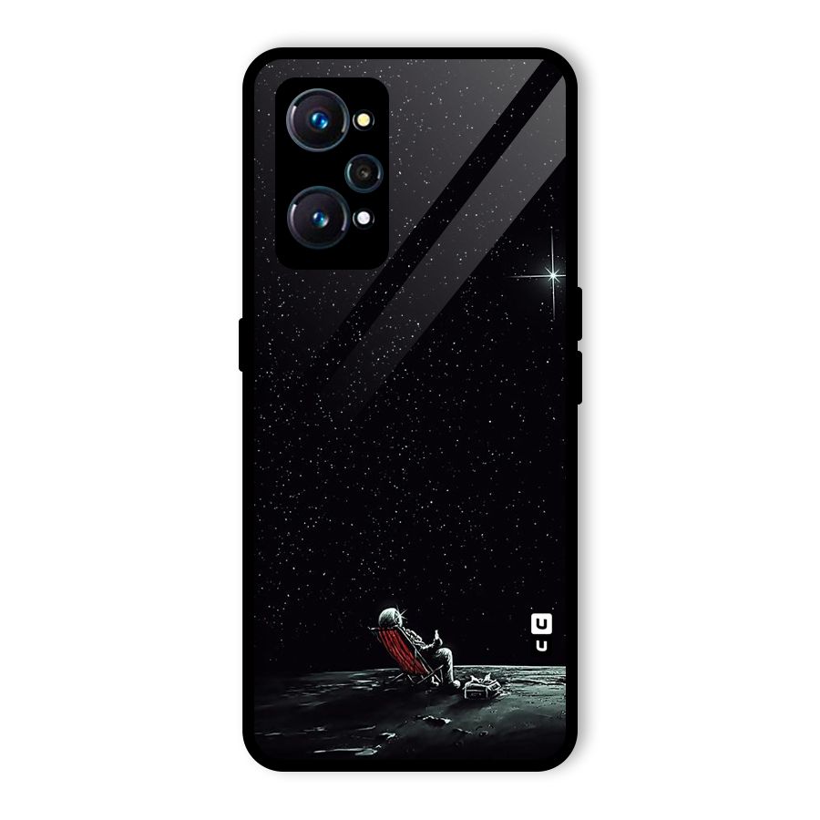 Resting Spaceman Face Glass Back Case for Realme GT Neo2