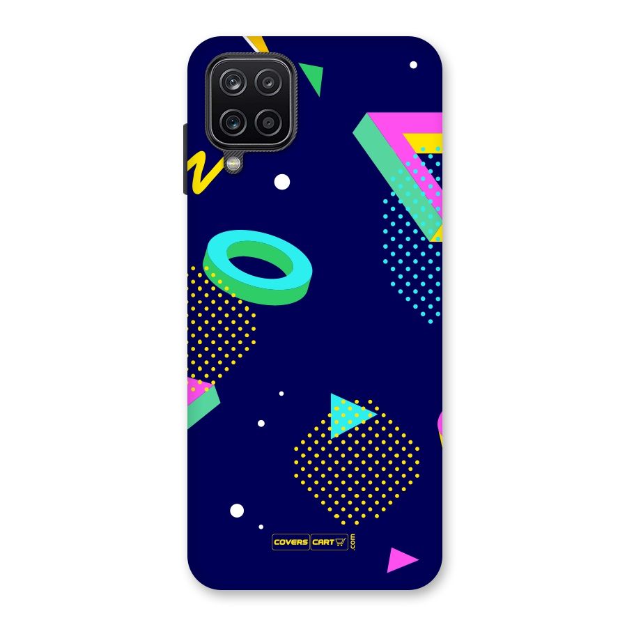 Retro Abstract Back Case for Galaxy A12