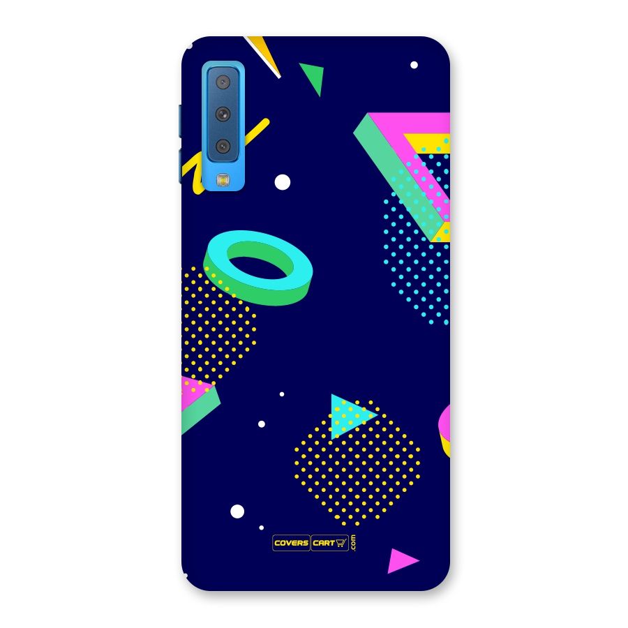 Retro Abstract Back Case for Galaxy A7 (2018)