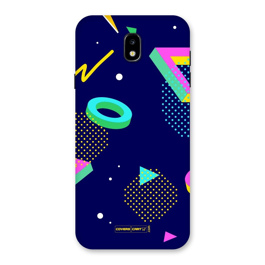 Retro Abstract Back Case for Galaxy J7 Pro