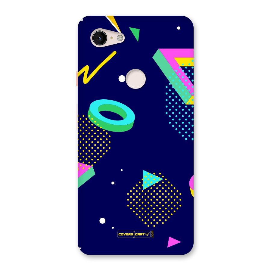 Retro Abstract Back Case for Google Pixel 3 XL