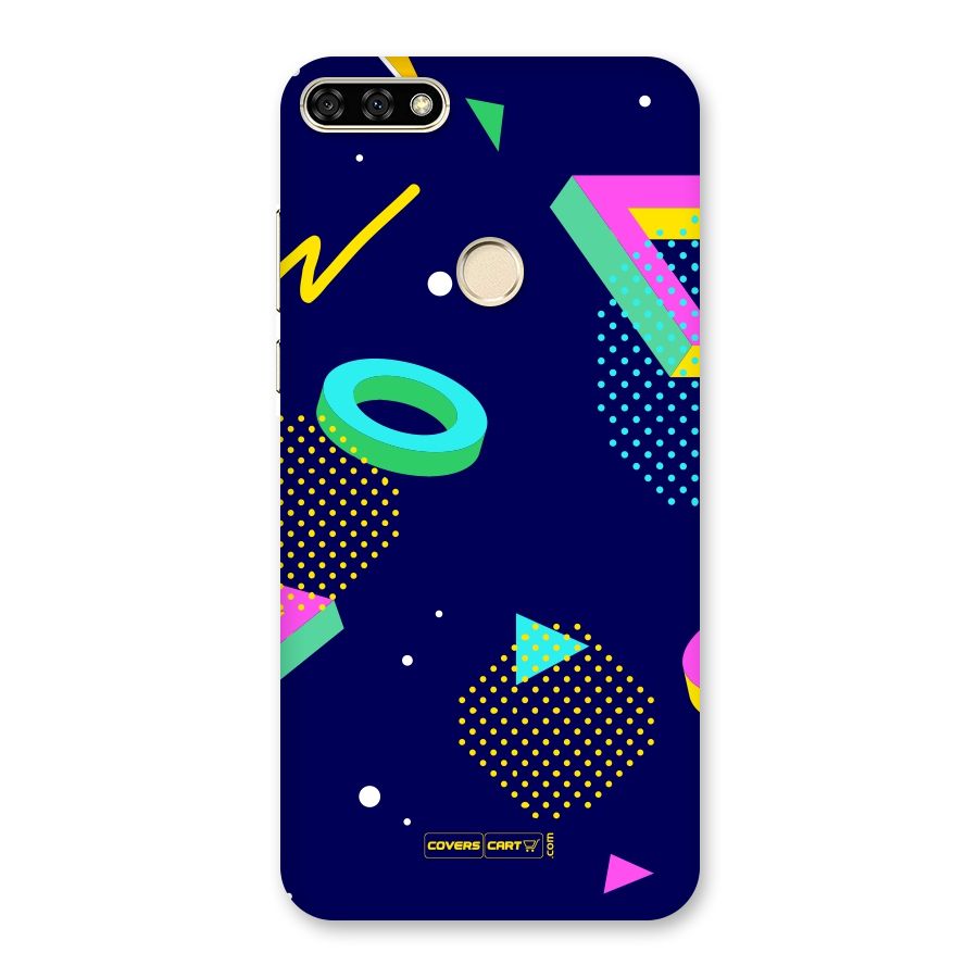 Retro Abstract Back Case for Honor 7A