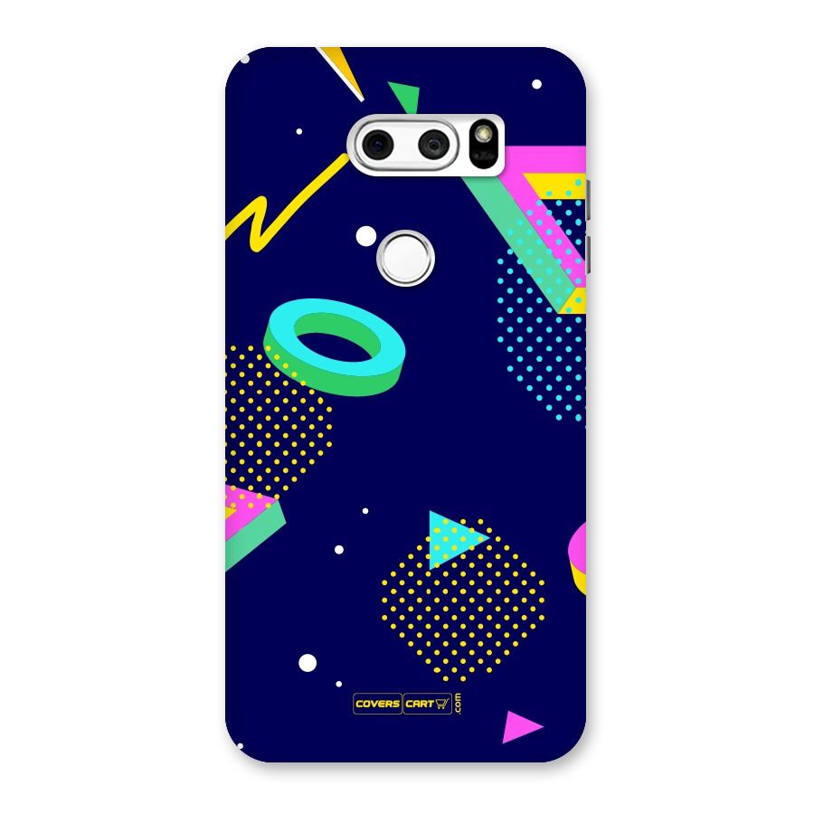 Retro Abstract Back Case for LG V30