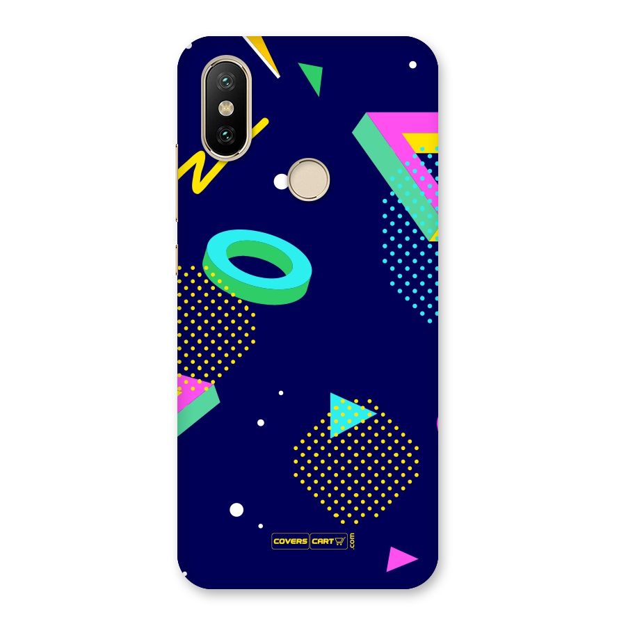 Retro Abstract Back Case for Mi A2