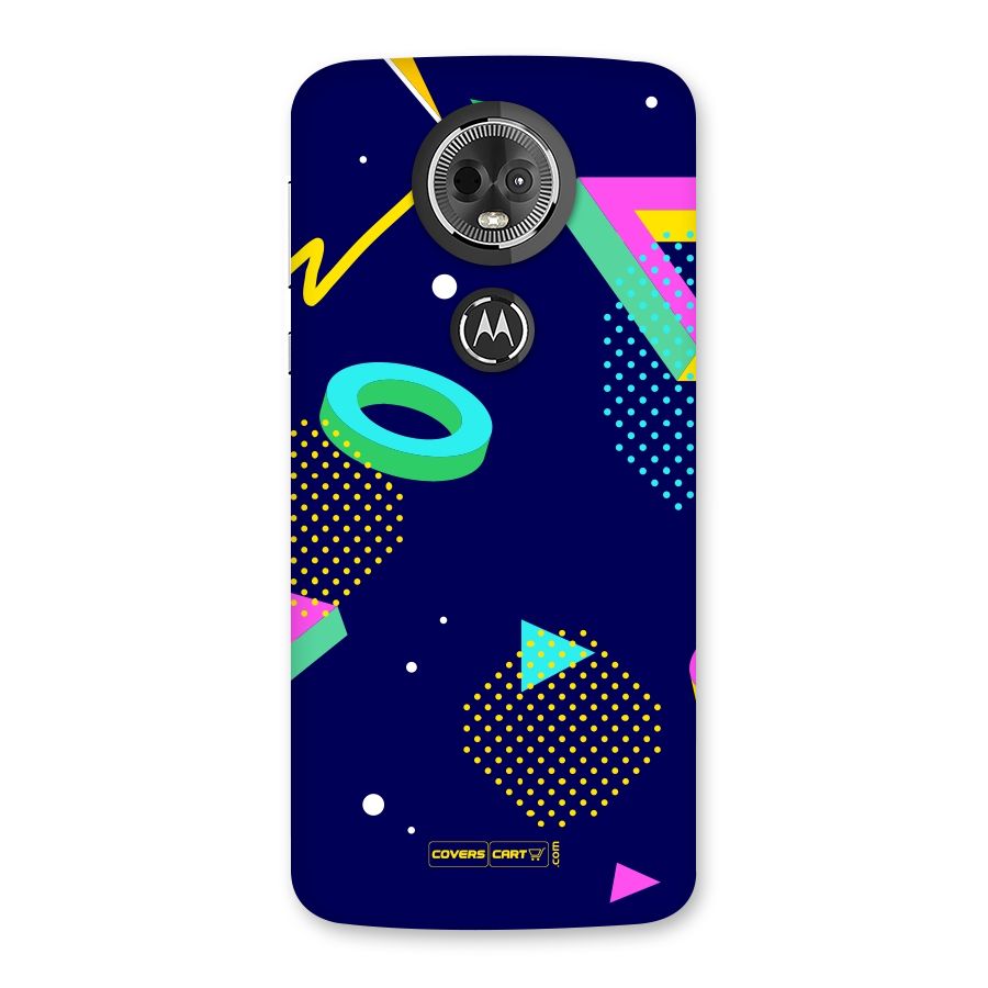 Retro Abstract Back Case for Moto E5 Plus