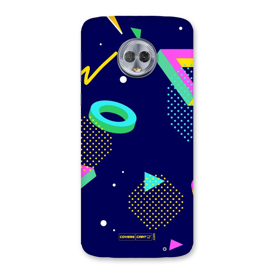 Retro Abstract Back Case for Moto G6 Plus