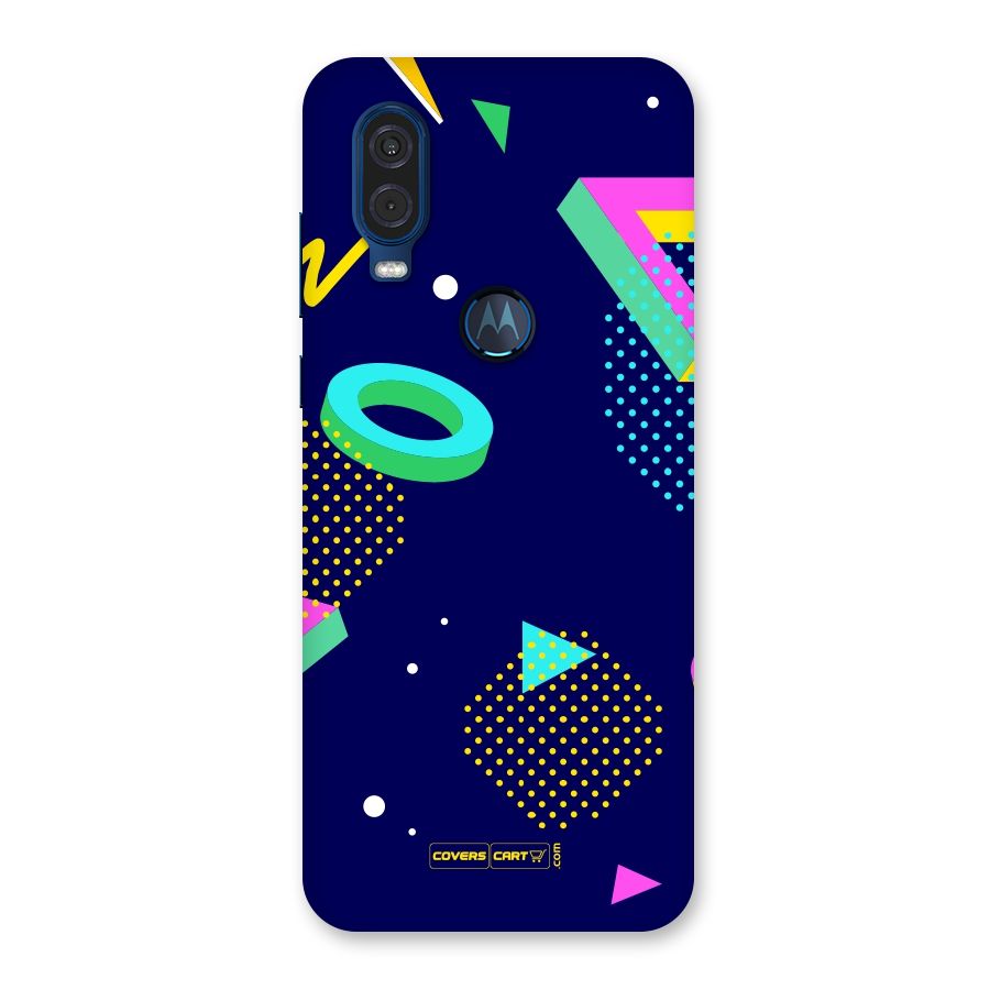 Retro Abstract Back Case for Motorola One Vision