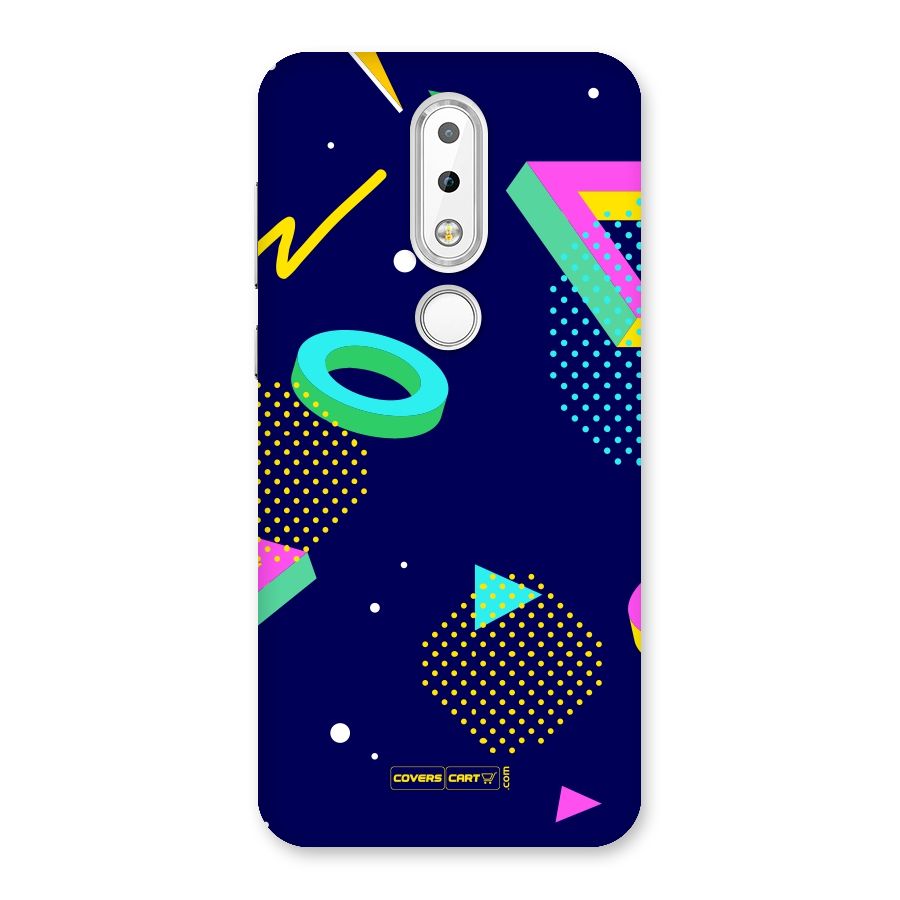 Retro Abstract Back Case for Nokia 6.1 Plus