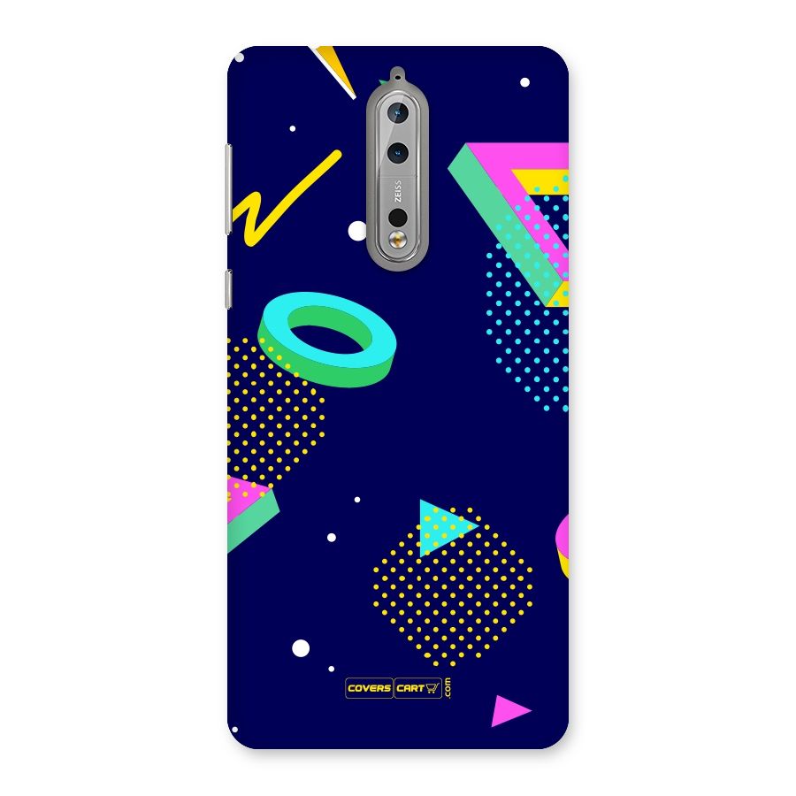 Retro Abstract Back Case for Nokia 8