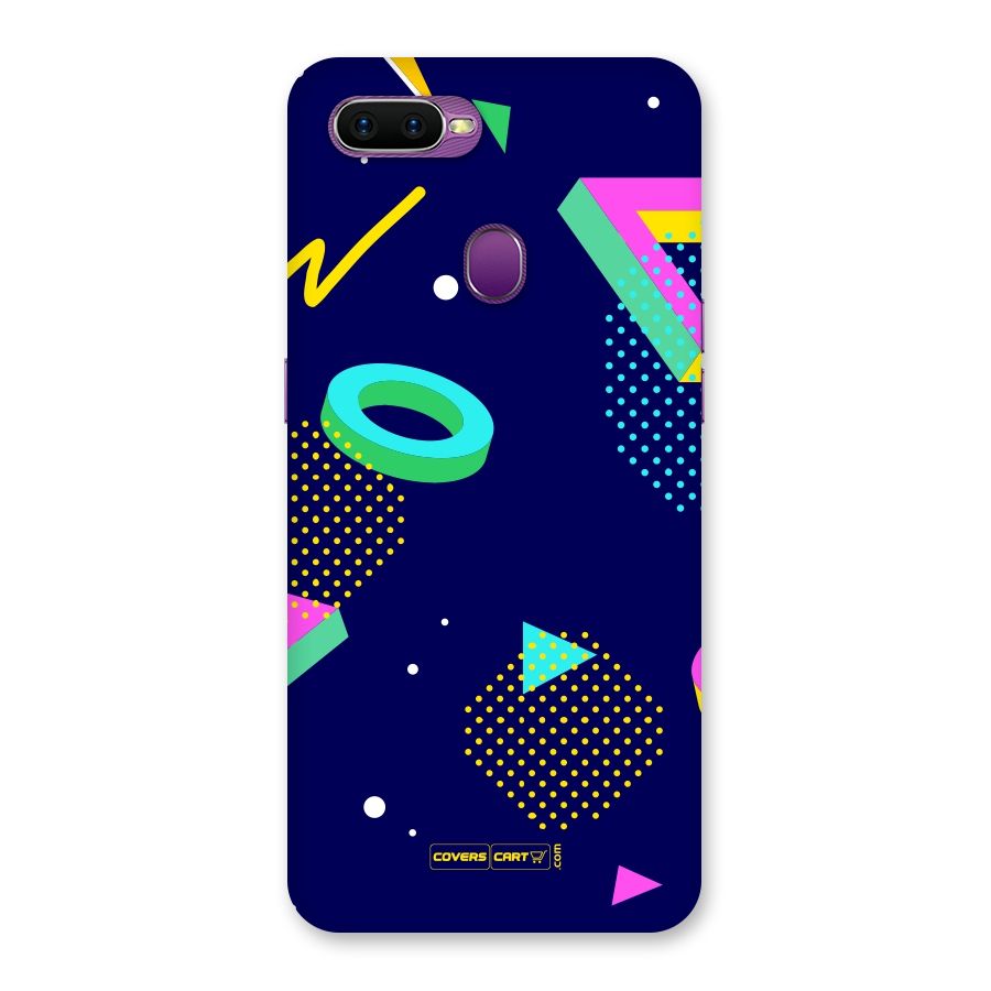 Retro Abstract Back Case for Oppo F9