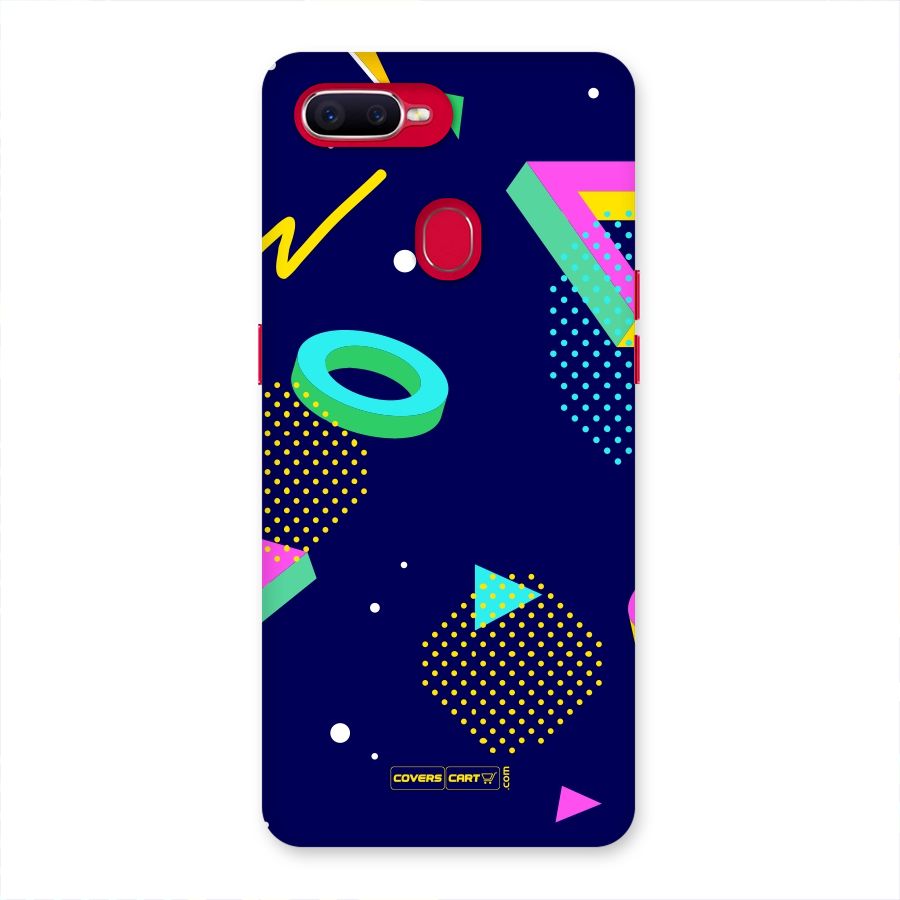 Retro Abstract Back Case for Oppo F9 Pro