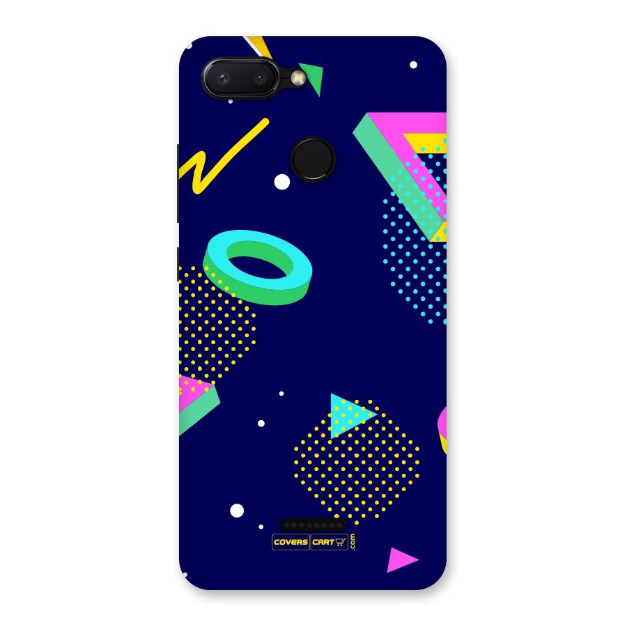Retro Abstract Back Case for Redmi 6