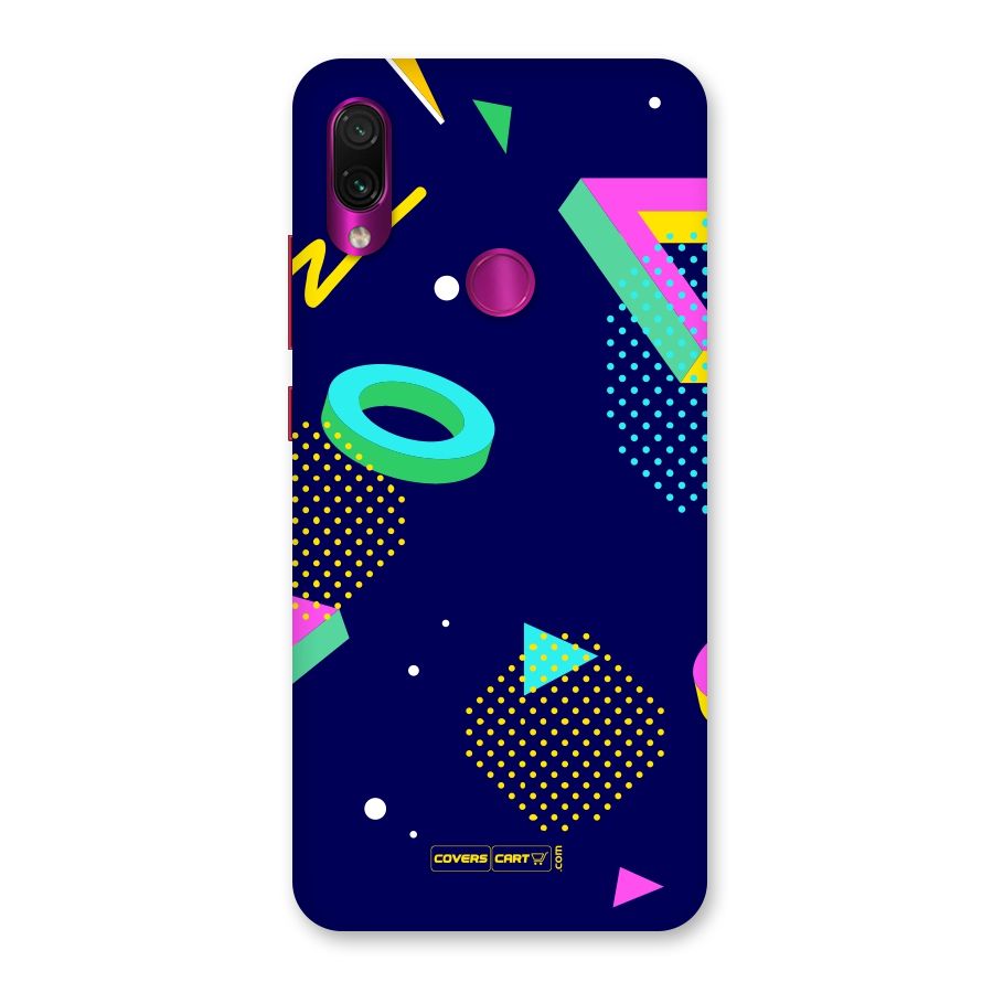 Retro Abstract Back Case for Redmi Note 7 Pro
